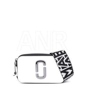 NWT 🤍MARC JACOBS White Crossbody Bag with Black Strap🤍